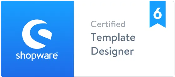 Zertifikat Shopware 6 Certified Template Designer