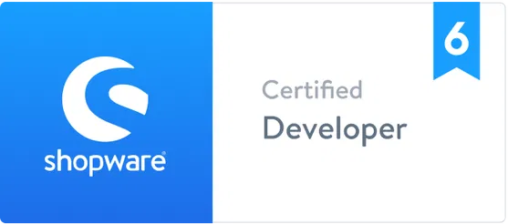 Zertifikat Shopware 6 Certified Developer